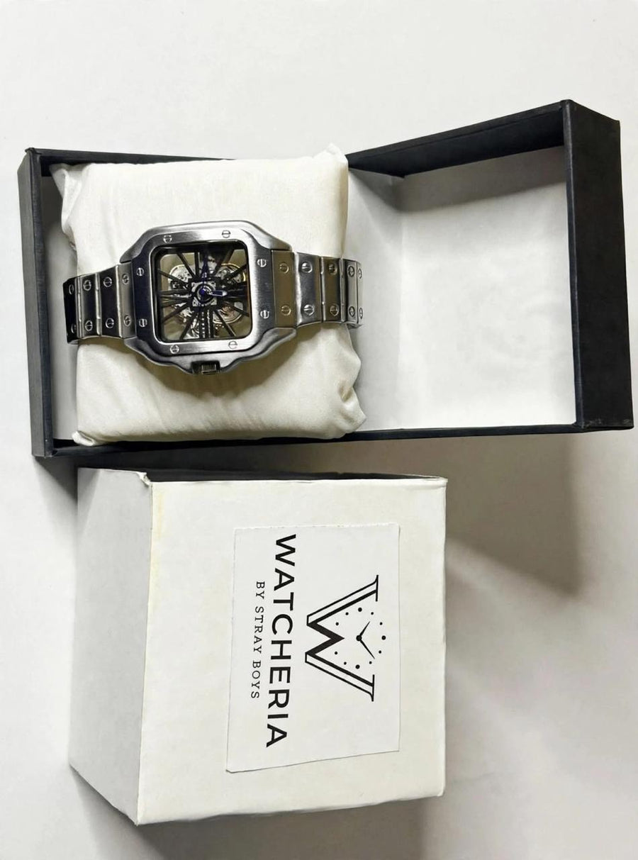 WATCHERIA Success Way Skeleton Design Watch